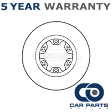 1x Brake Disc Front CPO Fits Ford Ranger 1999-2006 Mazda B-Series 1999-2006