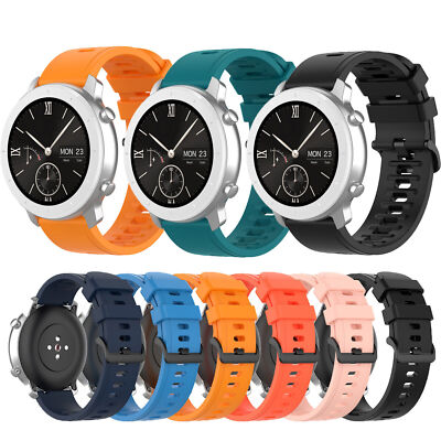 For Huami Amazfit GTR 42MM/GTS/Amazfit BIP Lite 20MM Silicone Watch Strap  Band