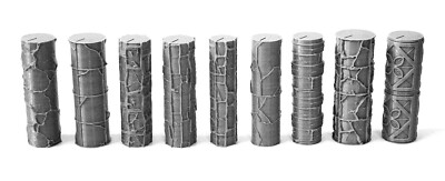 Textur Rollen Wargaming Basis Ton Polymer Beton Wand Boden Muster