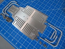 Aluminium Front  Rear Bumper Guard Chassis A Plate Tamiya 1/10 Sand Scorcher