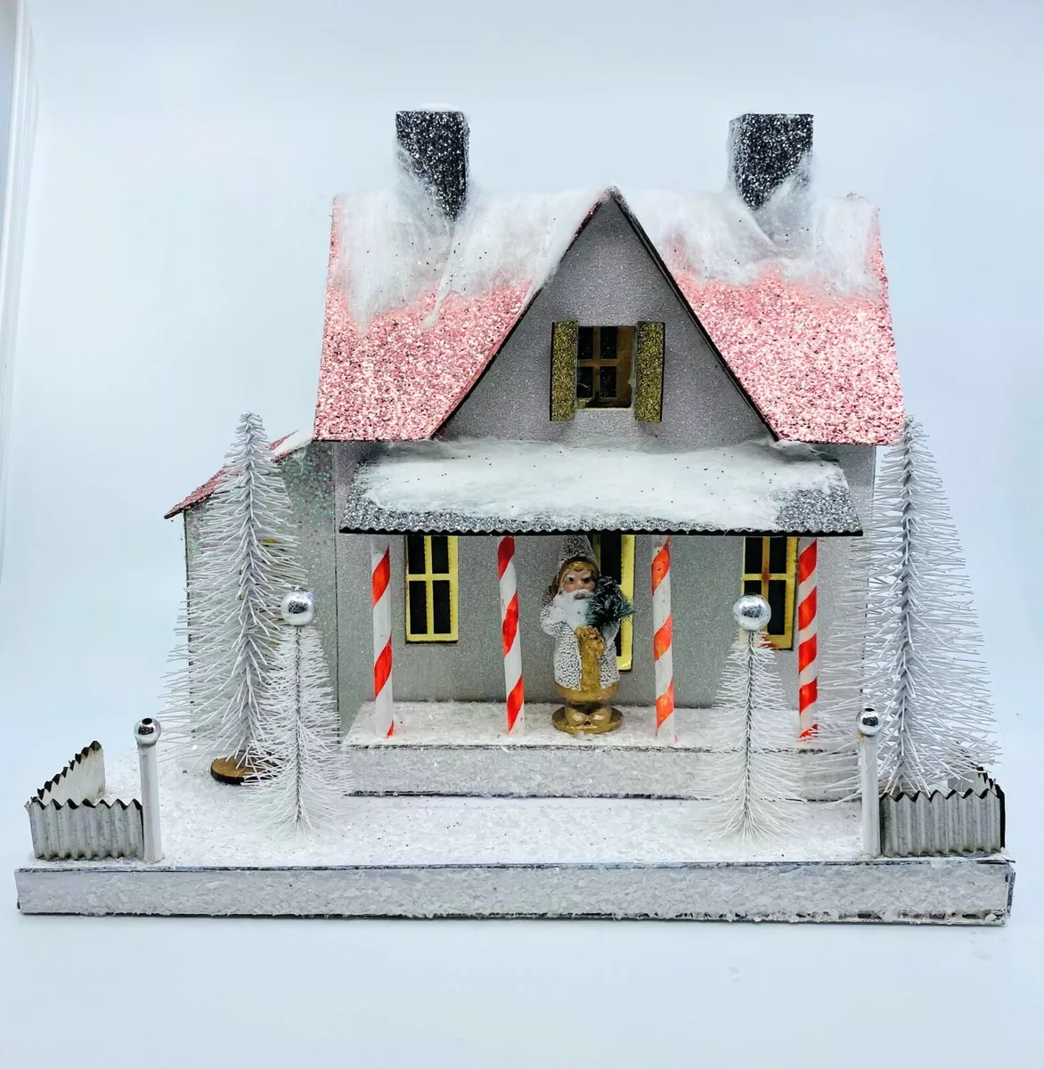 Cody Foster Christmas Light Up House, Festive Frosted Farmhouse, #HOU-284