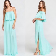 NWT SMYM Hacienda Maxi Dress - Sea Glass