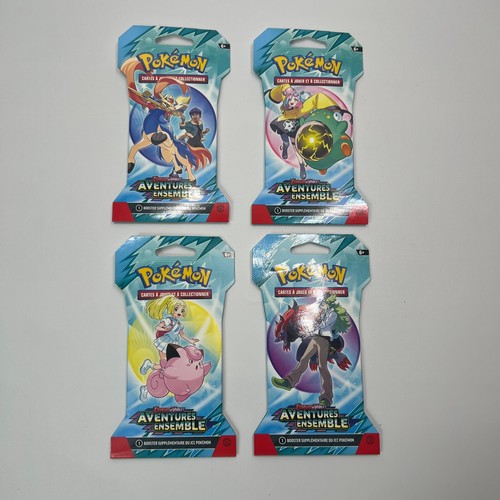 Pokémon Artset Lot de 4 Booster Blister EV09 Aventures Ensemble Neuf & Scellé