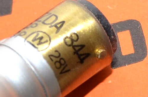 MIL spec Light Bulb Westinghouse No. 844, C.P. 21-21, 28 V, Mazda Lamps, G9-Bulb - Picture 9 of 10