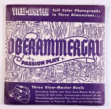 View-Master Oberammergau Passion Play 3 reel packet/booklet 1550-52 -DT251