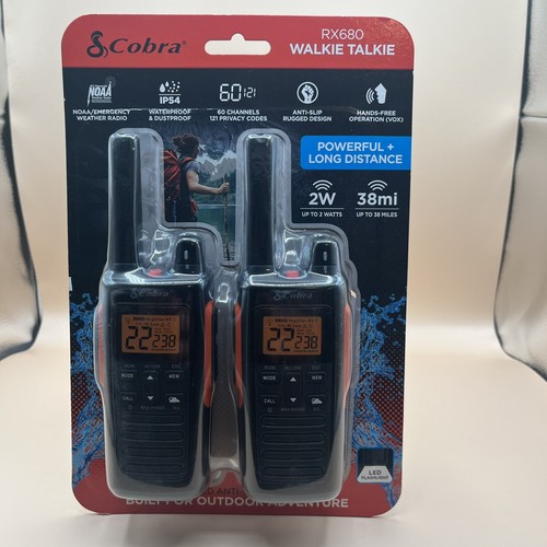Cobra 60-Channel Two-Way Radio - RX680