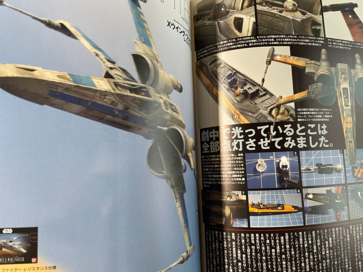 Star Wars Modeling Archive 2 Japan Book Bandai PG 1/72 Millennium 