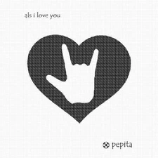 ASL I Love You Needlepoint Kit or Canvas