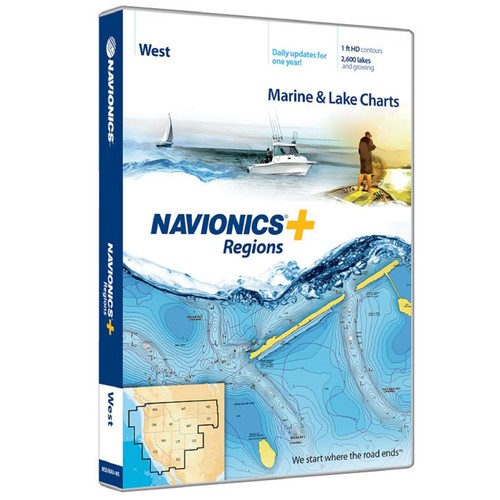 Plus Regions West Marine and Lake Charts on SD/MSD