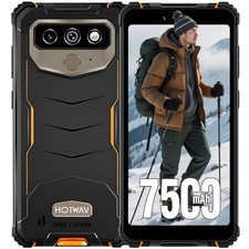 HOTWAV T5 Pro Outdoor Handy Android 12 Dual 4G SIM 4GB+32GB 7500mAh Smartphone