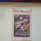 Pokémon Mewtwo GX Ultra Rare Holo PSA 8 Shining Legends 39/73 2017