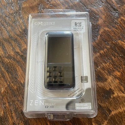New/Sealed. Creative Zen Mozaic EZ300 8GB Digital Media MP3 Player Black
