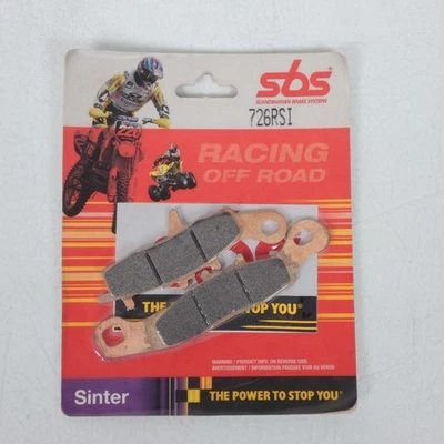 Plaquette de frein SBS pour Moto Suzuki 85 RM petites roues 2005 à 2013 726RSI / - Photo 1/2