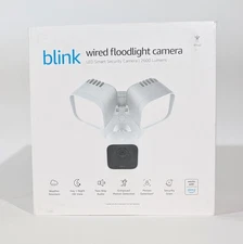 Blink Wired Floodlight Camera LED Smart Security 2600 Lumens NEW