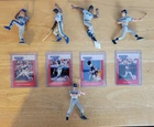 *VINTAGE* 1988 KENNER STARTING LINEUP-LOT OF 5 YANKEES & METS with CARDS
