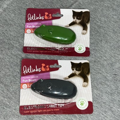 2 Petlinks Electronic Light Cat Toys Light Pointer Play Toy Exercise Excitement
