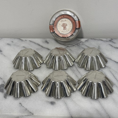 PATESSERIE FRANCAISE TARTLET Molds SET OF 6 Tart Molds Made In France NIP - Picture 12 of 13