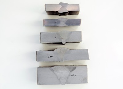Educational Set, Weld Macro Etched Samples NDT Metallography, Welding Inspection