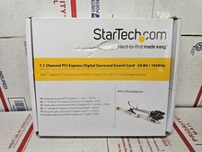 StarTech.com PEXSOUND7CH 7.1 Channel Pci-Ex Soundcard Startech 24 bit 192KHz