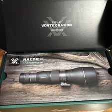 Vortex Optics Razor HD 27-60x85mm arca-Swiss foot Spotting Scope Straight View