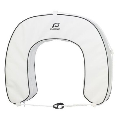 Plastimo Horseshoe Buoy with Removable Cover-White-Buoy Only