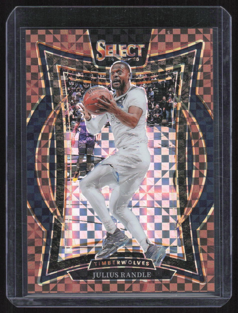 2024-25 Panini Select #45 Julius Randle Bronze Checker Prizm #/49