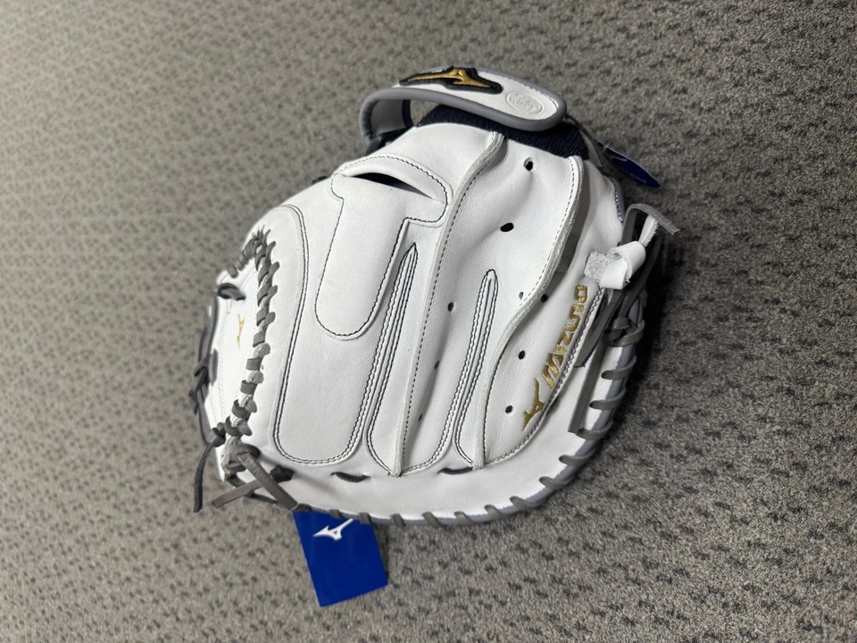Mizuno NUEVO GXS50PF4W MVP Prime Lanzamiento Rápido Softbol Receptor Guante 34", Guante Derecha🔥 Foto 3 de 4