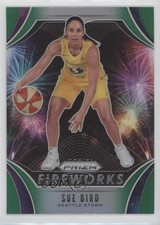 2020 Panini Prizm WNBA Fireworks Green Prizm Sue Bird #15 11r1