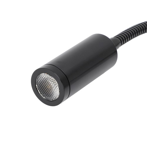 HG LED Wall Mount Reading Light 3W 3000K Modern 360 Degree Gooseneck Bedside - Picture 22 of 22
