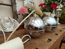 Lampe Space Age Deckenlampe Chrom Kugel Vintage Mid Century 2 Stück