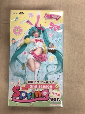 Miku 2nd Season Spring Ver. Figure Japan Authentic Taito Hatsune Miku- Sealed