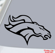 DENVER BRONCOS VINYL DECAL STICKER CAR REAR WINDOW BUMPER FOOTBALL NFL TEAM LOGO