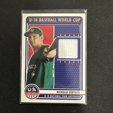 2023 Panini Stars & Stripes Nicholas Bertucci Jersey Relic Australia