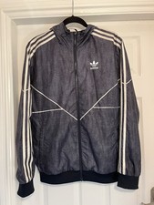 Adidas Colorado Windbreaker Jacket Unisex Size Medium Blue Full Zip