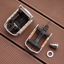 Brompton Folding Bike Folding Pedal Silver - Pair RRP£67