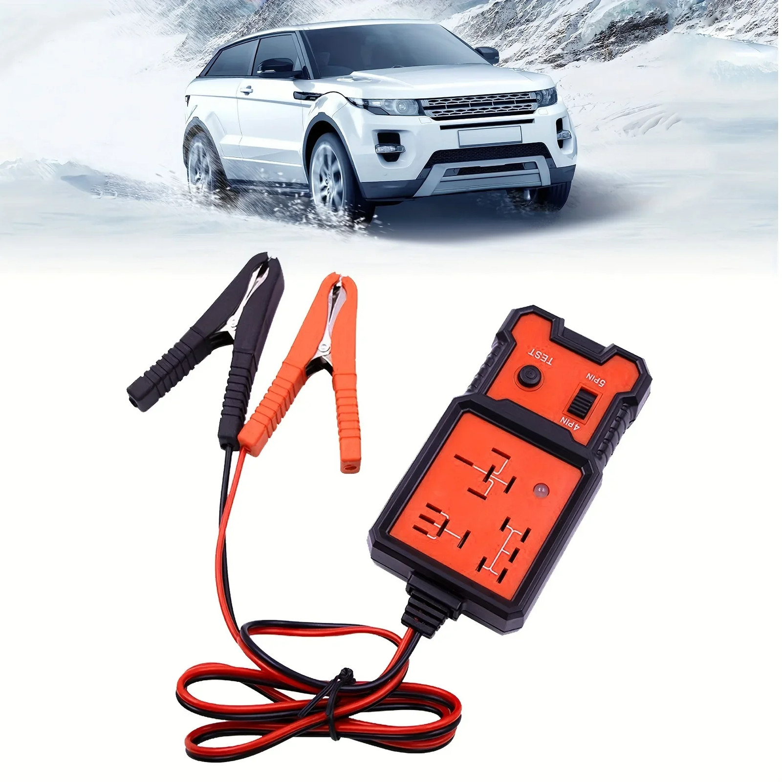 New Automotive Electronic Relay Car Relay Tester -4/5Pin 12V Car Diagnostic Tool