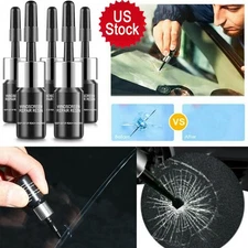 5 Pack Automotive Glass Nano Repair Fluid Car Windshield Resin Crack Glue Tool