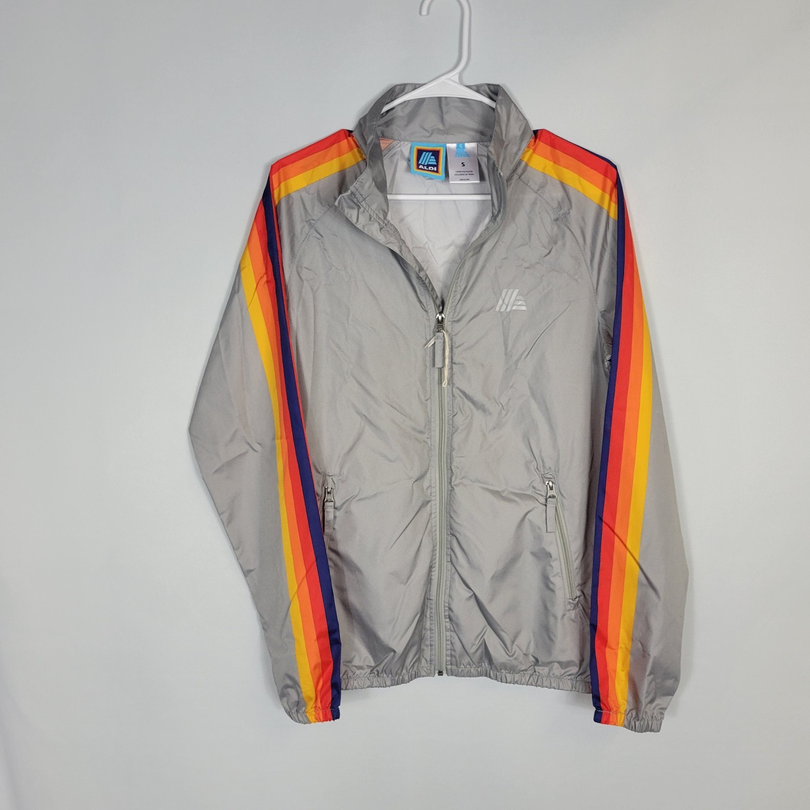 ALDI jacket Capsule Collection Gray Windbreaker s… - image 1