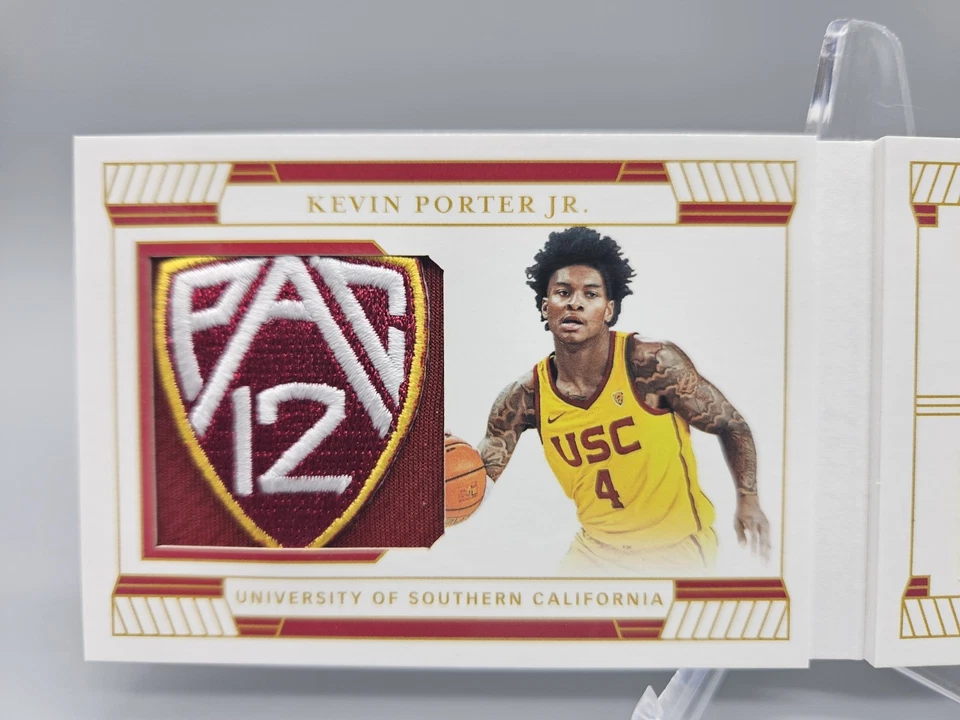 2019 National Treasures Collegiate Kevin Porter Jr Rookie Logo RPA Booklet 1/1 - Image 2 of 4