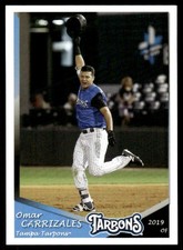 2019 Omar Carrizales Choice Minor League Rookie Card Tampa Tarpons