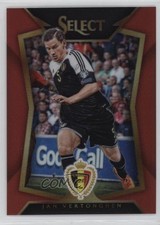 2015 Select Red Prizm 23/199 Jan Vertonghen (Ball Back Photo Variation) #86 0j4n