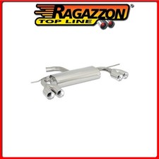 50.0252.26#2 VOLKSWAGEN GOLF MK6 SCARICO SPORTIVO INOX SDOPPIATO CON TERMINALI R