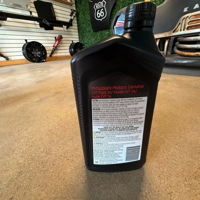 (3) Mitsubishi CVT Fluid J4 1 qrt Automatic Transmission MZ321212 same as dealer - Image 4 of 4