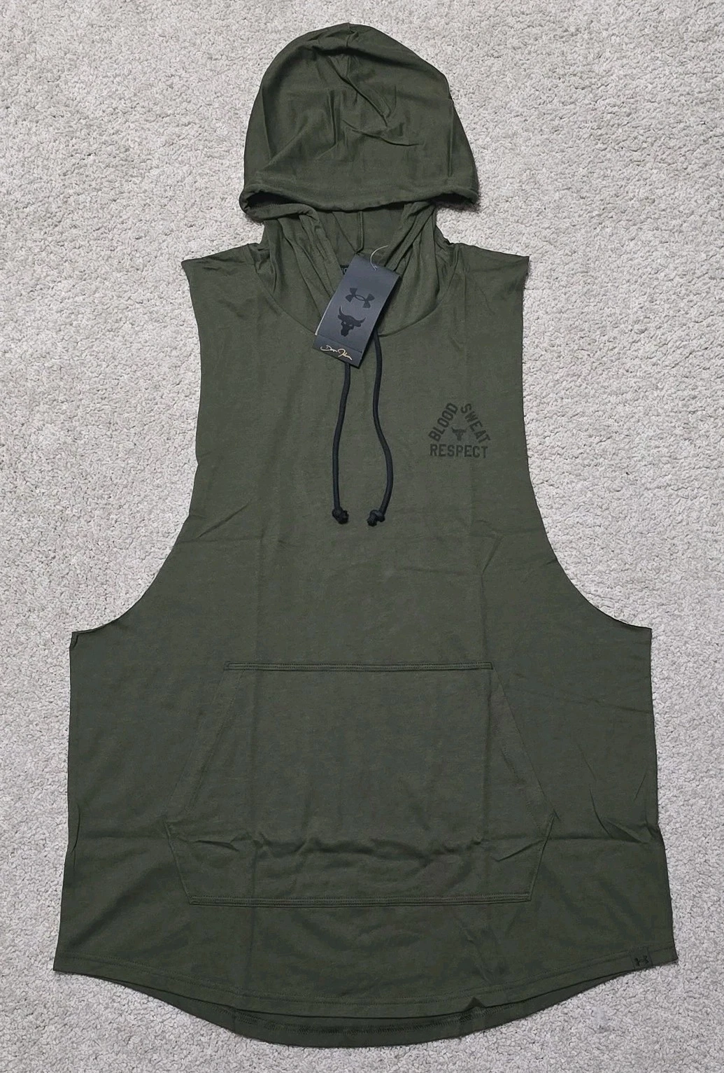 Under Armour Project Rock Sleeveless BSR Hoodie Tank
Opens in a new window or tab