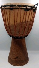 VTG Kangaba Mali 10" Djembe Hand Carved African Hardwood Drum Read Description