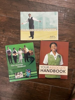 Publix Assosiate Handbooks (Vintage 2004, Rare 2007 and 2009)