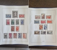timbres France collection incomplète de 1936 à 1950