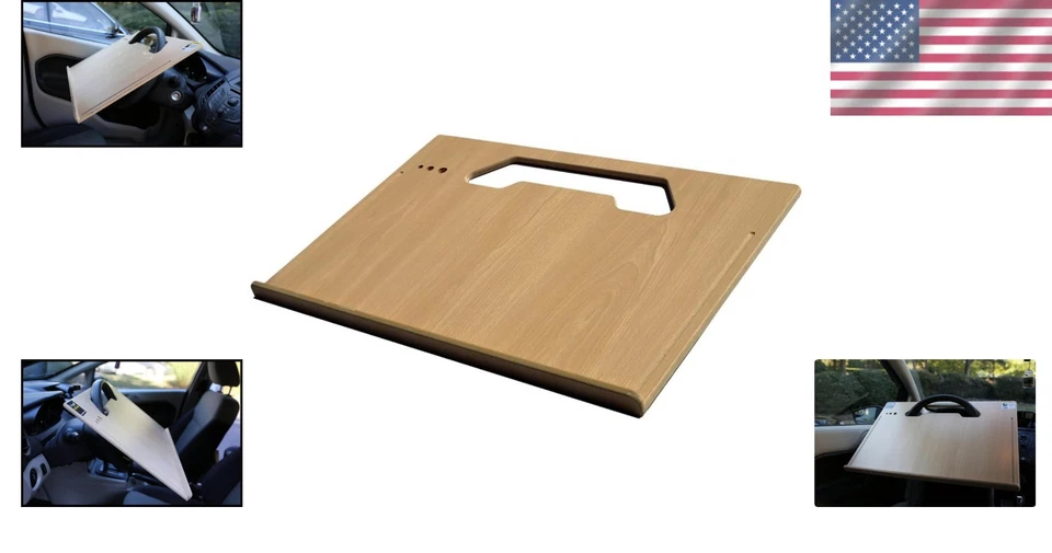 Escritorio de automóvil 23 1/2" x 16 1/2" - Estación de trabajo móvil versátil para cualquier vehículo Foto 2 de 4