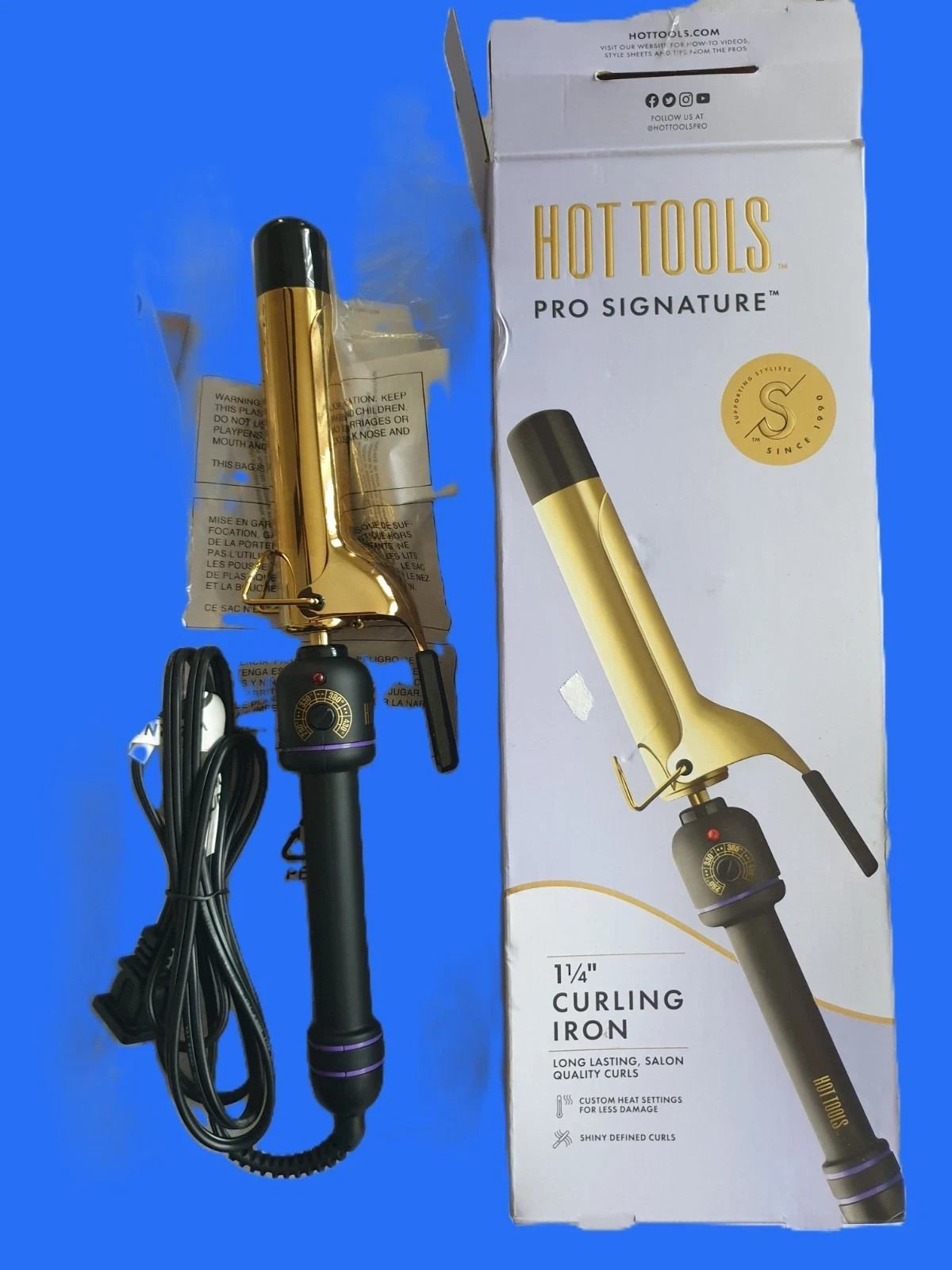 Hot Tools Pro Signature Series Gold 1-1/4