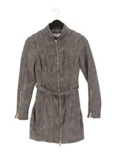 House Of CB London Women's Jacket XS Grey Polyester with Elastane Overcoat